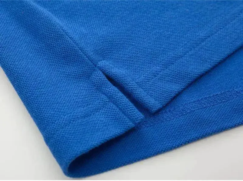 Autumn Solid Men Polos Shirts
