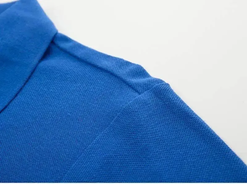 Autumn Solid Men Polos Shirts