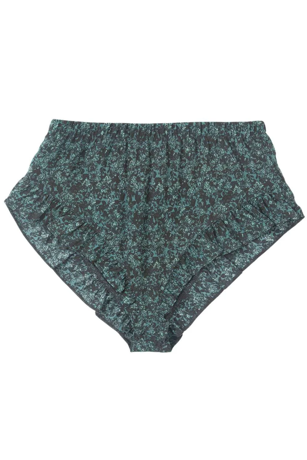 Botanist Silk Ruffled Shorts. Size S (UK 8-10)