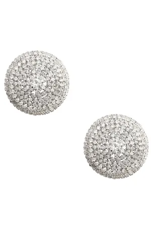 Burlesque Big O Crystal Jewel Reusable Silicone Pasties