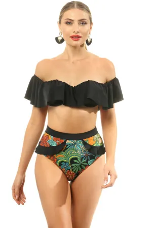 Cabo Bandeau Bikini Top & Bottom. Size M (UK 10. B Cup)