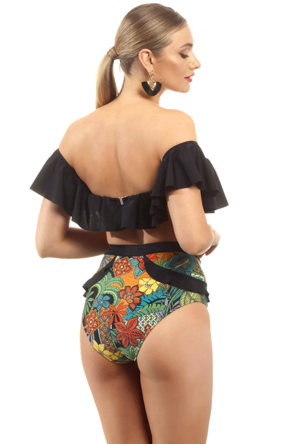 Cabo Bandeau Bikini Top & Bottom. Size M (UK 10. B Cup)