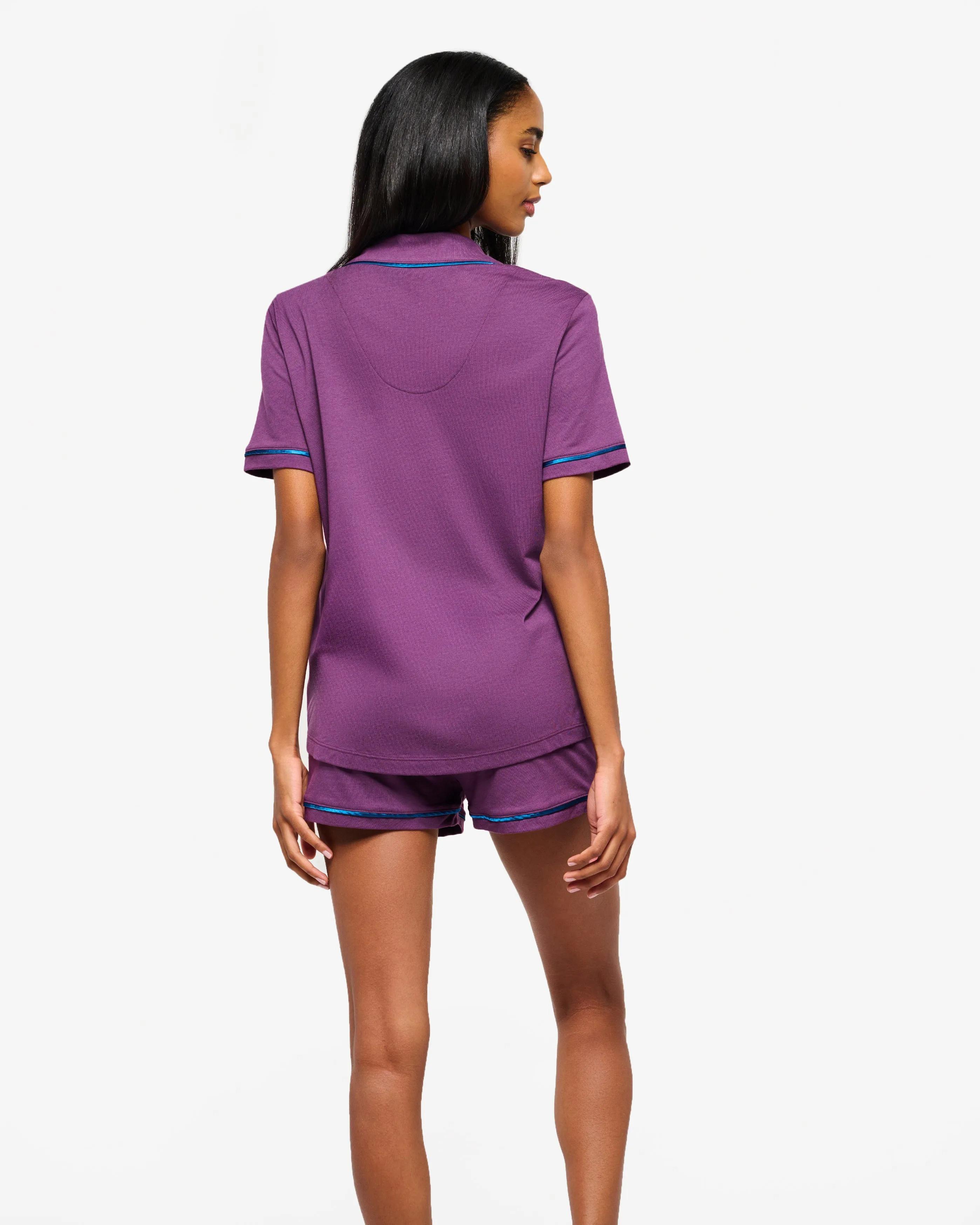 Ensemble Pyjama Haut  Manches Courtes Et Boxer