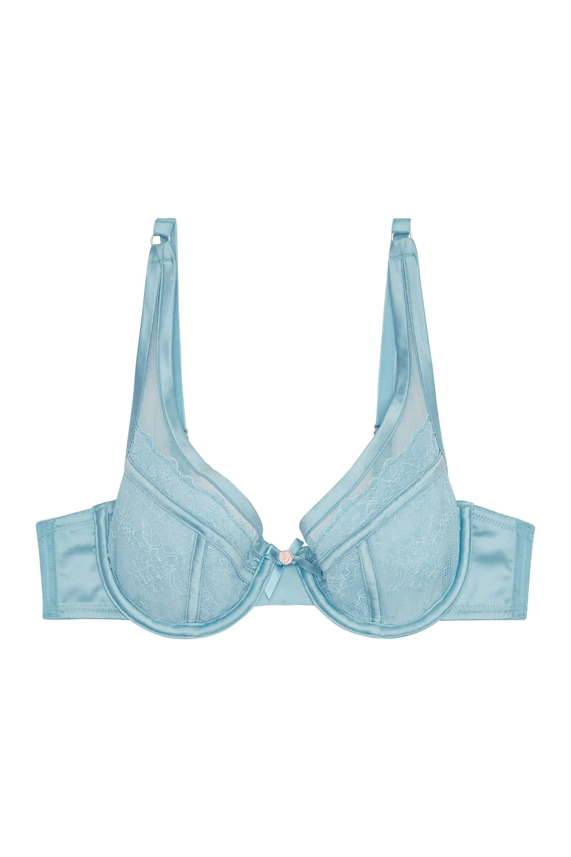 Felicity Hayward Sybil Baby Blue High Apex Bra Curve