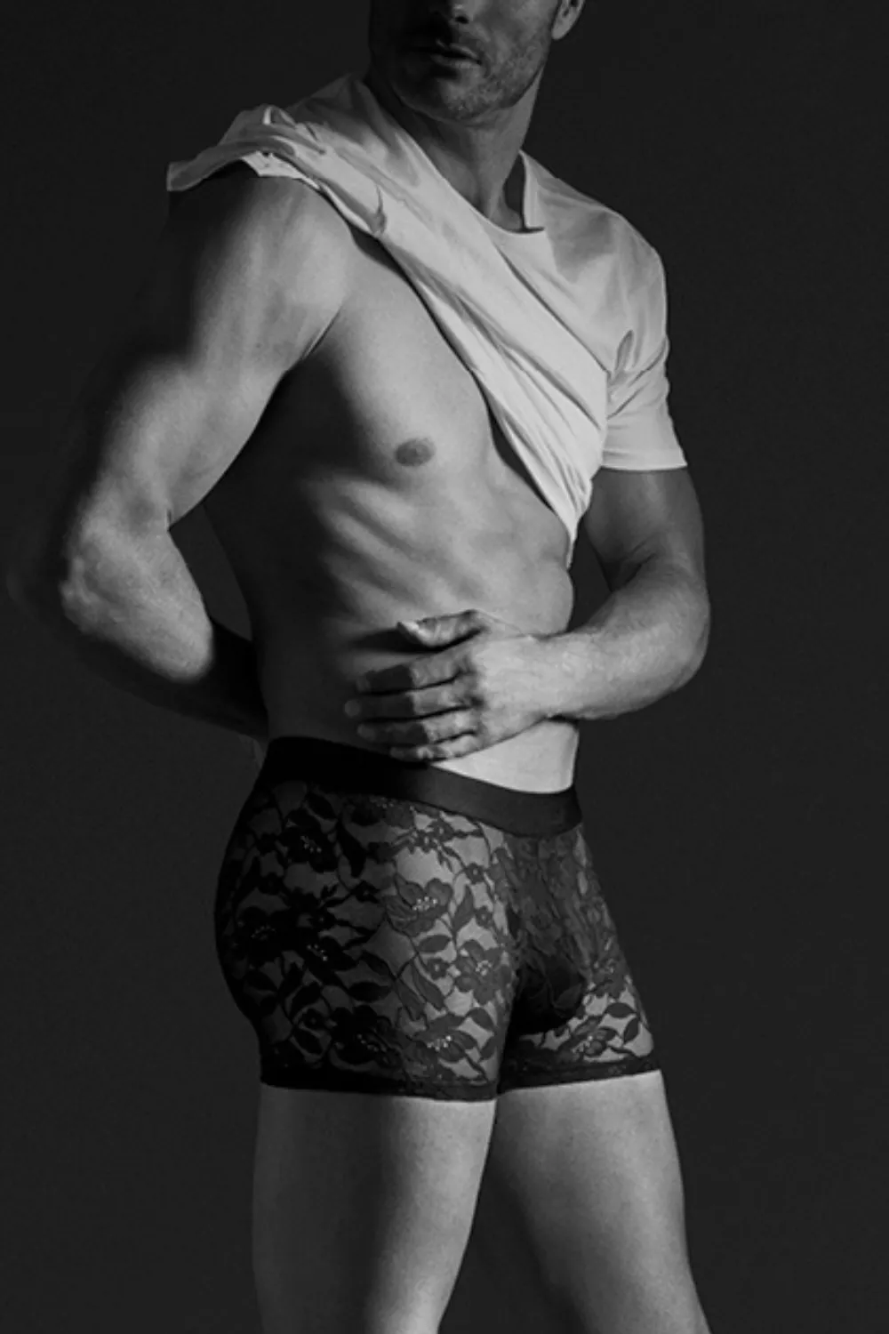 Homme Men's Lace Boxer
