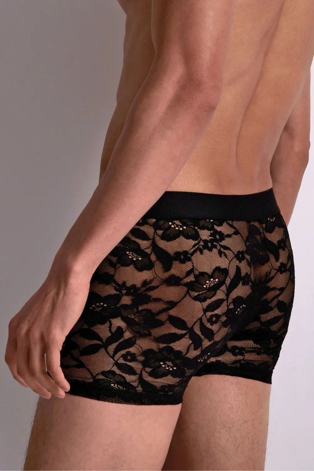 Homme Men's Lace Boxer