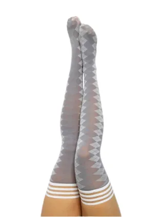 KIXIES PAR 4 - GREY ARGYLE SIZE B