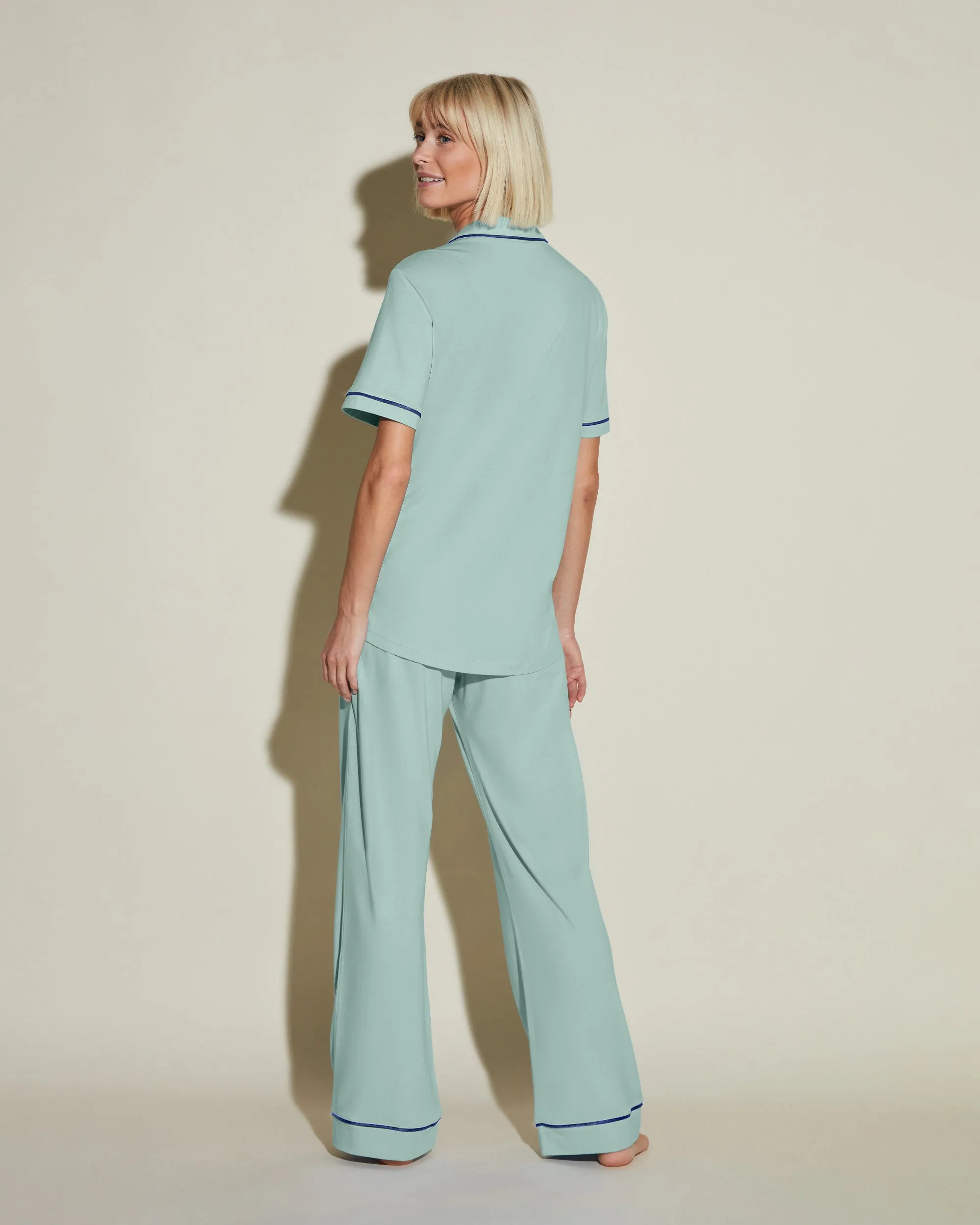 Kurzrmeliges Top & Hose Pyjama-Set