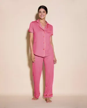Kurzrmeliges Top & Hose Pyjama-Set