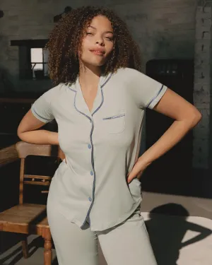 Kurzrmeliges Top & Hose Pyjama-Set