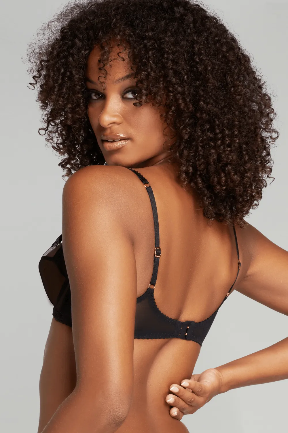 Lorna Party Plunge Bra Black