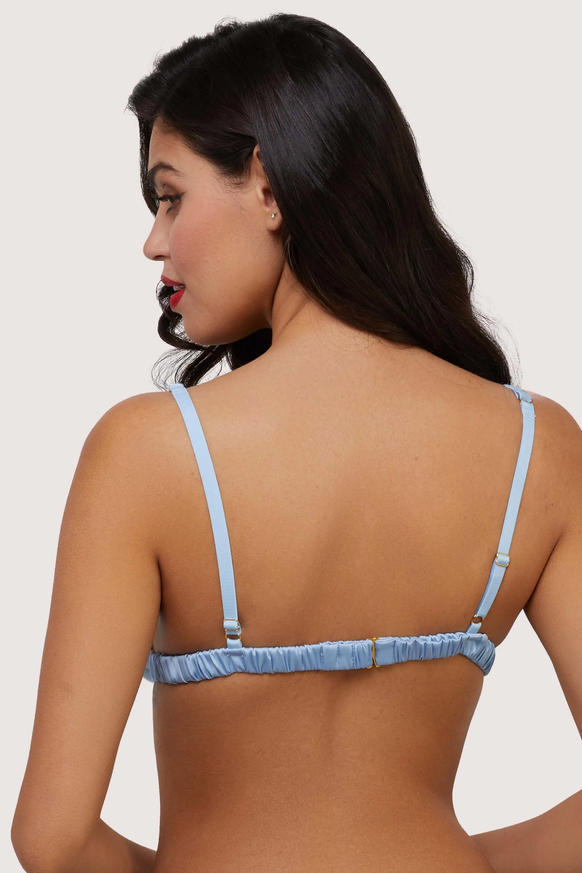 Lulu Baby Blue Diamant Marabou Set