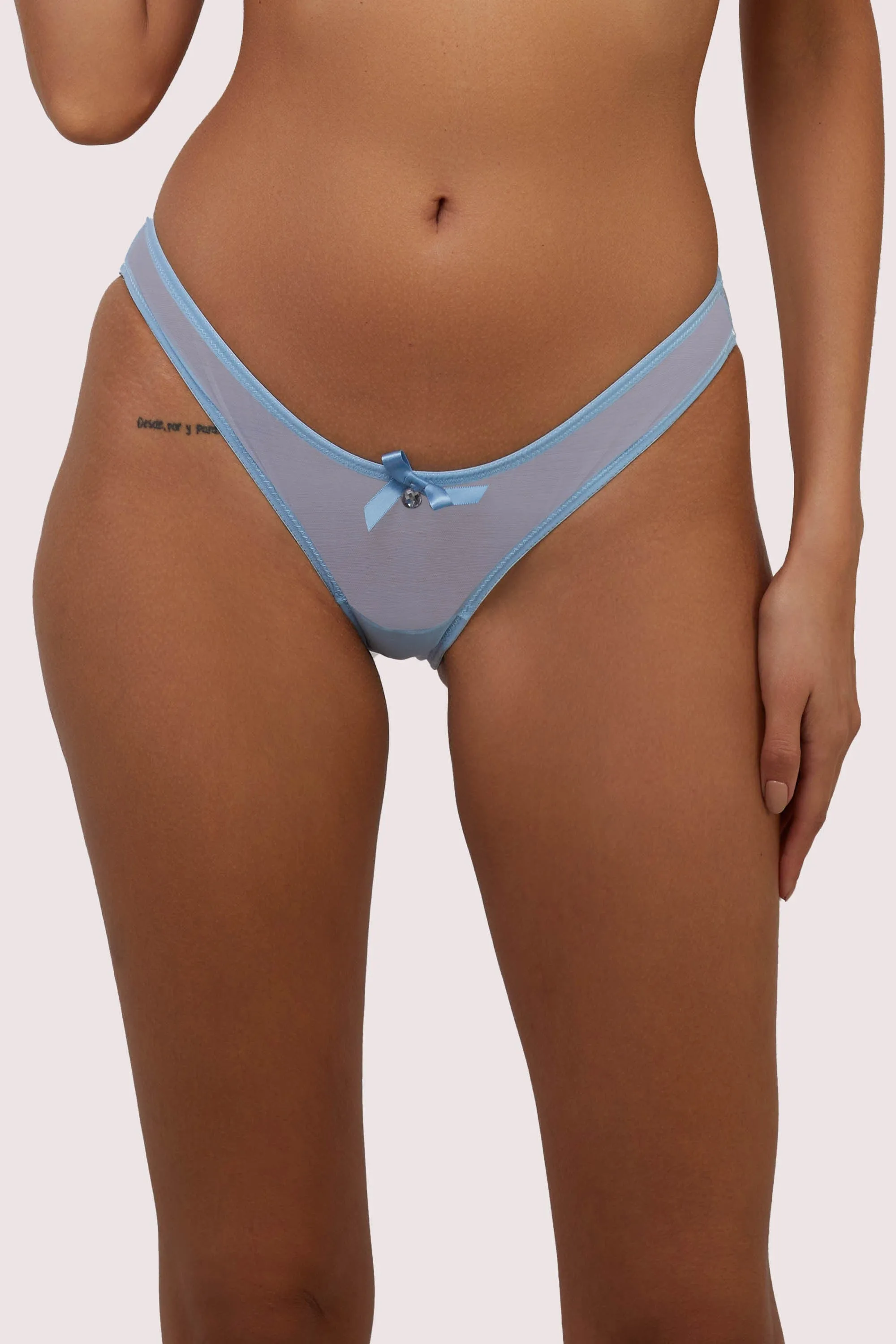Lulu Baby Blue Diamant Marabou Set