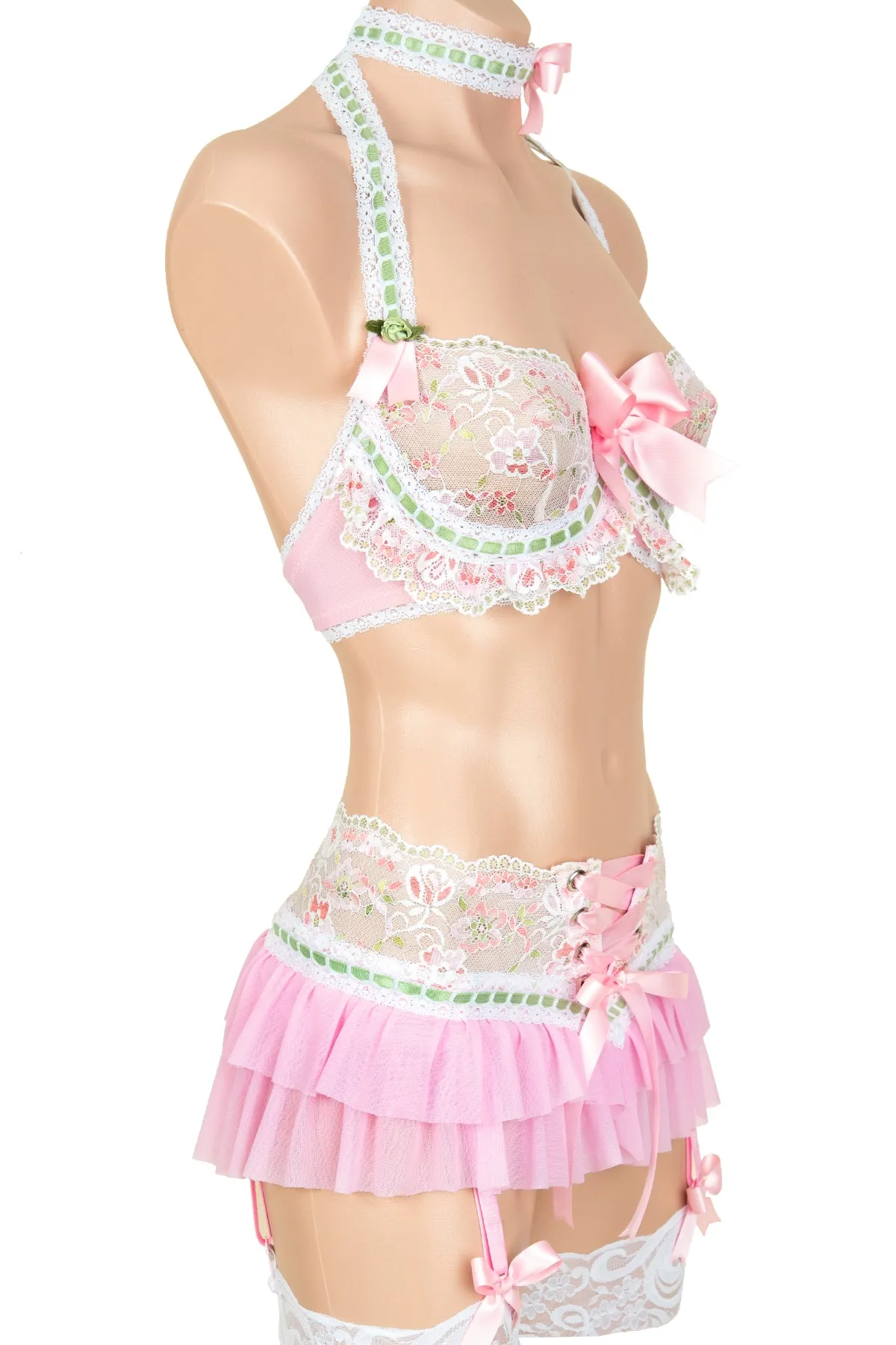 Marie Antoinette Underwire Halter Bra