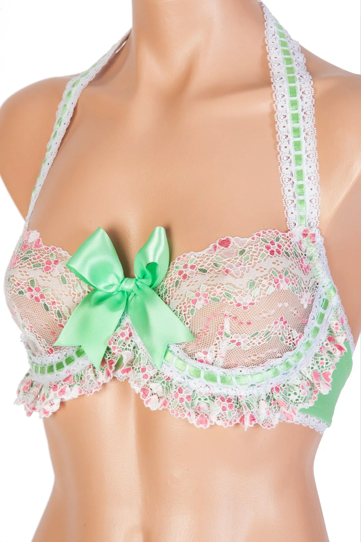 Marie Antoinette Underwire Halter Bra