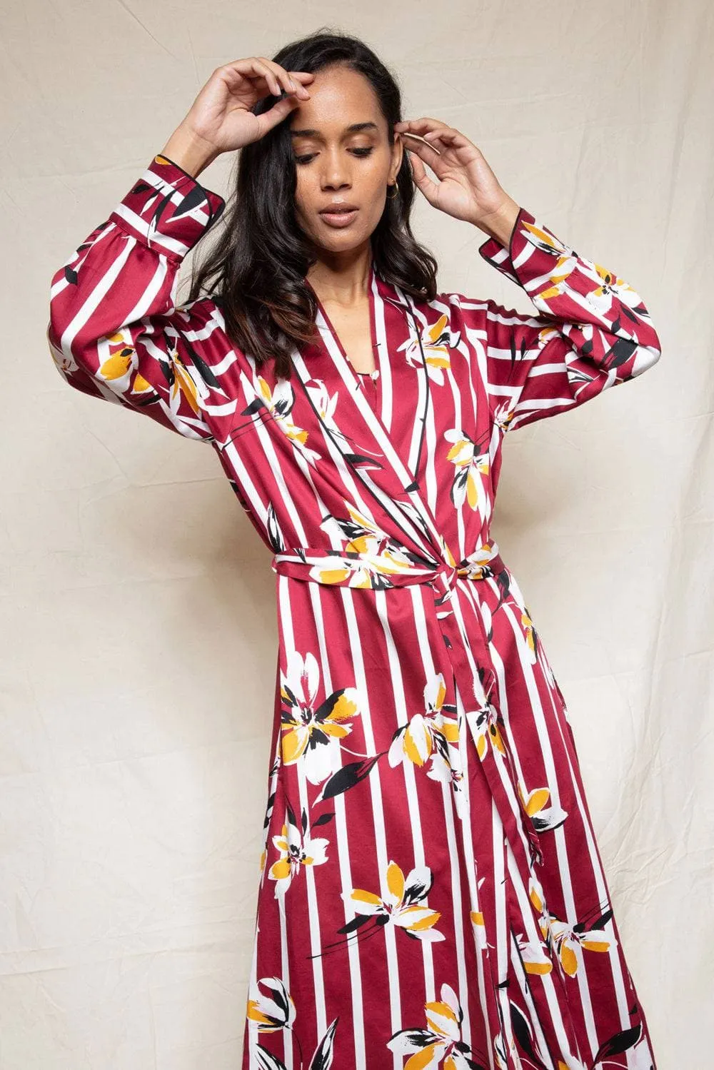 Marylebone Long Dressing Gown. Size UK 14