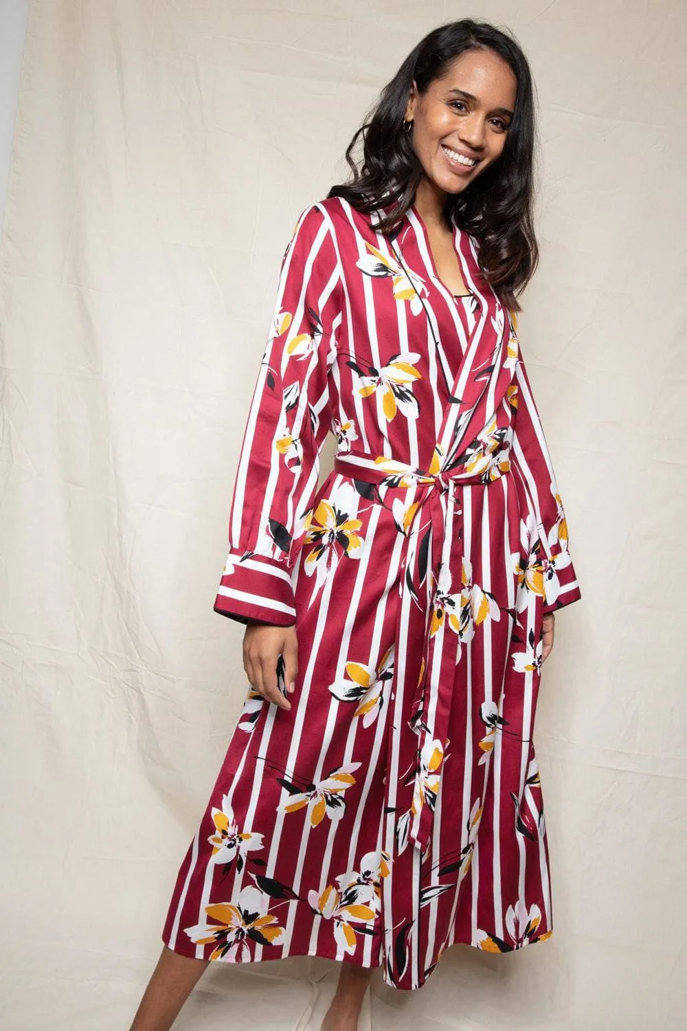 Marylebone Long Dressing Gown. Size UK 14