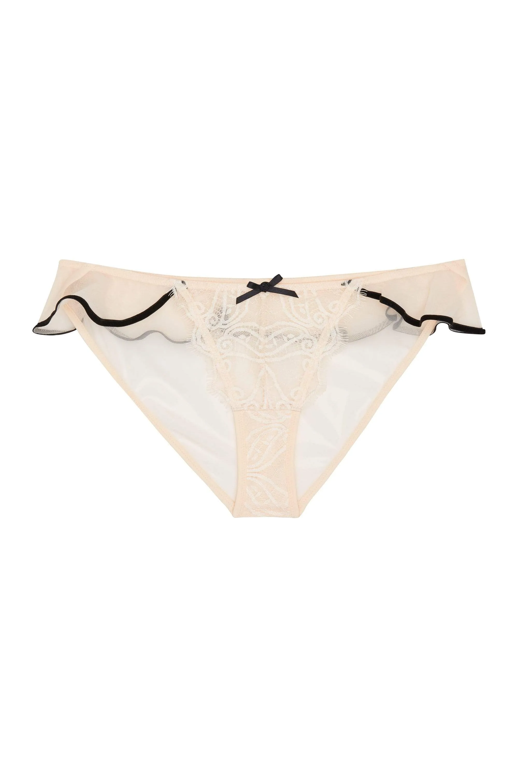 Monica Ribbon Slot Brief Peach Core