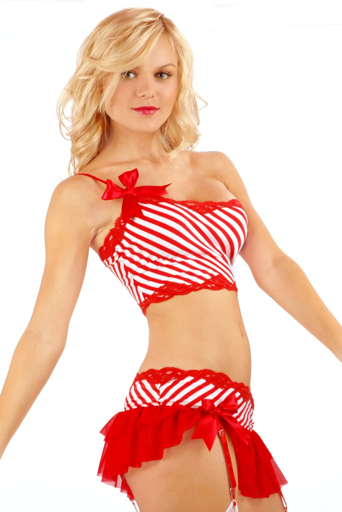 Peppermint Asymmetrical Camisole