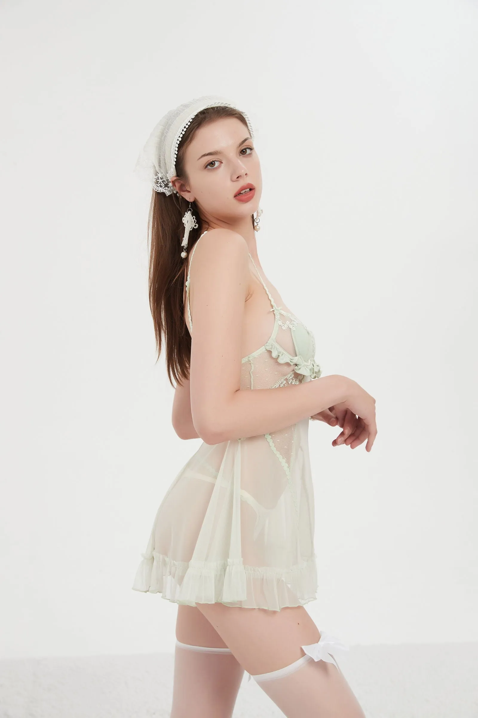 Spring Breeze Sheer Babydoll