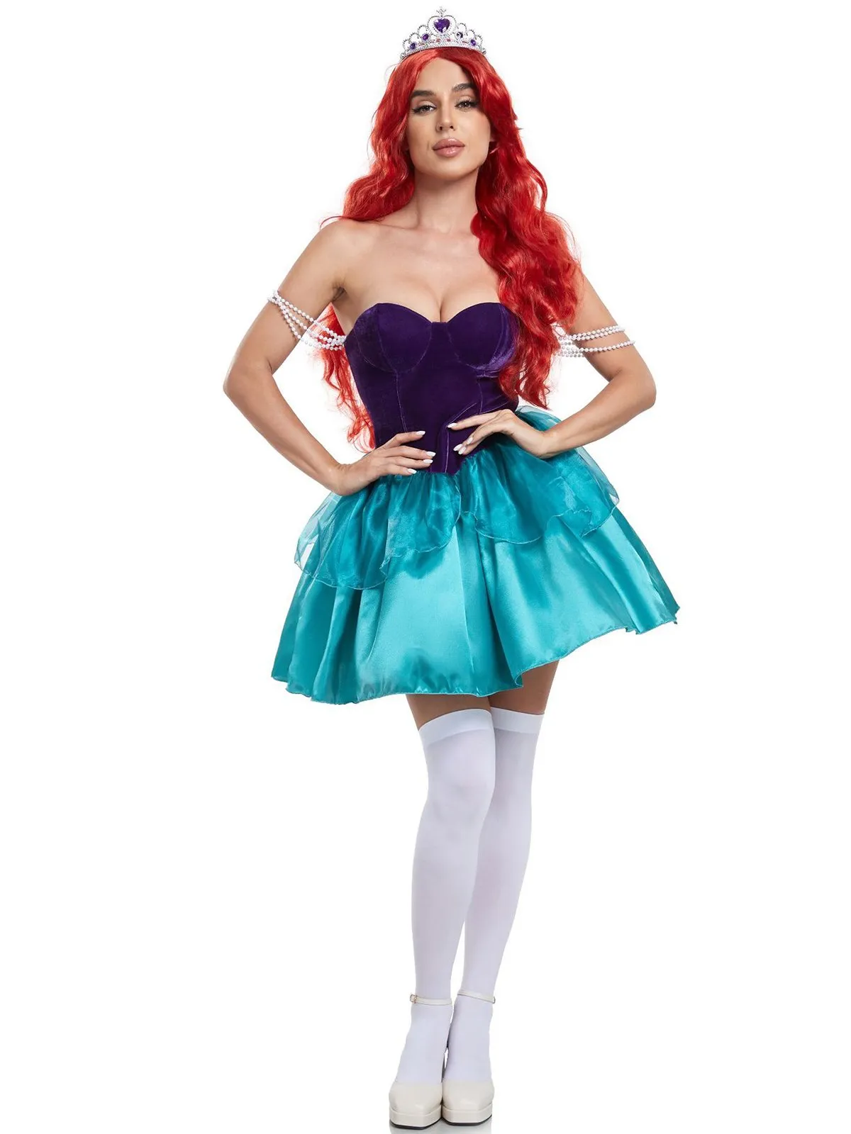 Velvet Little Mermaid Dress