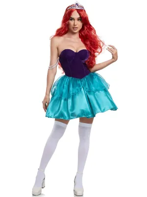 Velvet Little Mermaid Dress