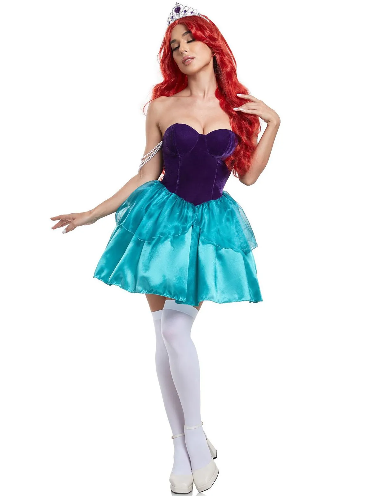 Velvet Little Mermaid Dress