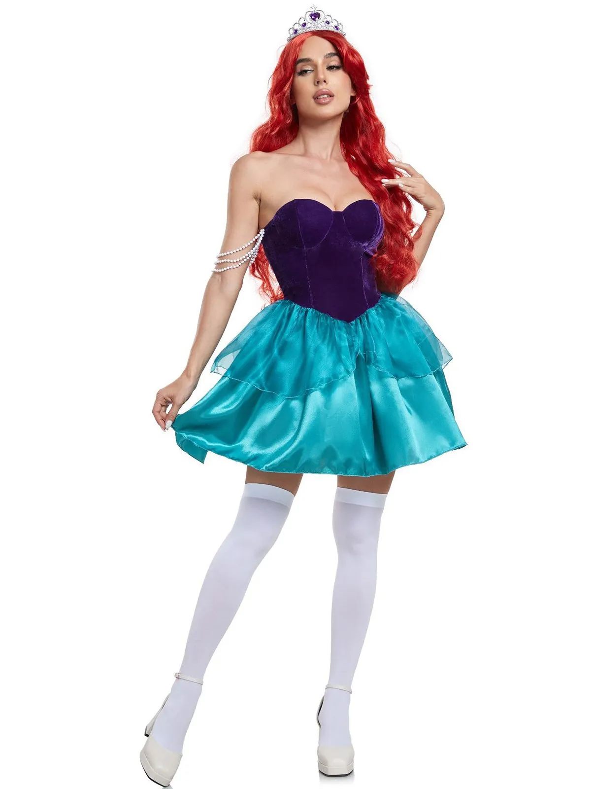 Velvet Little Mermaid Dress